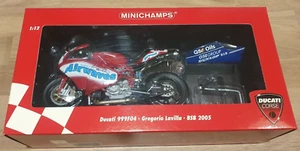 Minichamps 1/12 Ducati 999F04 Lavilla BSB 2005 SIGNED Airvawes Ducati 122052236 - Foto 1 di 7