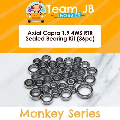 Axial Capra 1.9 4WS RTR, UTB10, AXI-1543 - 36 Pcs Rubber Sealed Bearings Kit - Image 1 of 2