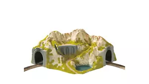 NOCH Túnel Esquinero, Túnel Curvado De 1 Vía, 41 X 37 Cm Para Escala H0 - Imagen 1 de 1