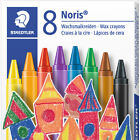 Staedtler Noris Club Wax Crayons - Assorted Colours (Pack Of 8) - New