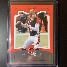 2020 Panini Chronicles Joe Burrow Classics Rookie Card