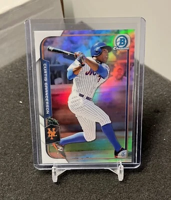 Curtis Granderson 2015 Bowman Chrome card 82 New York Mets Refractor 176/499 - Image 1 of 2