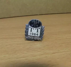 Insignia esmaltada vintage Isla de Man - TT Races 1964, artículo de coleccionista - Imagen 1 de 2