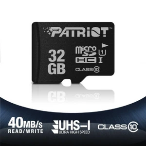 Mémoire Patriot 32 Go microSD haute capacité (classe 10 microSDHC) - Photo 1 sur 5