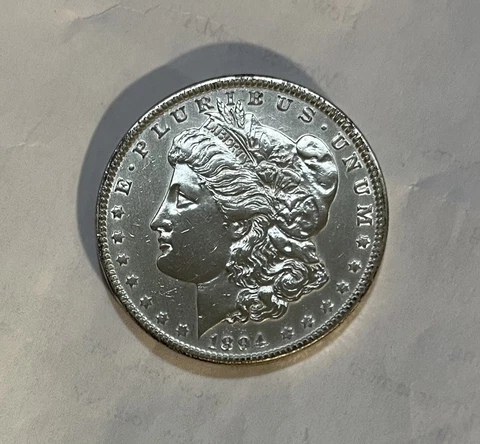 1894-O AU Details! Morgan Silver Dollar Cover
