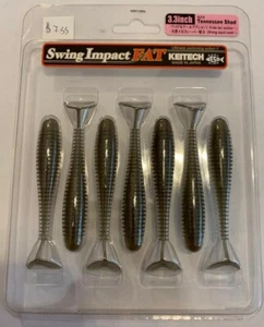 Keitech Swing Impact FAT Lures 3.3" 7ct Pack Assorted Colors - Choose Your Color - Picture 1 of 8