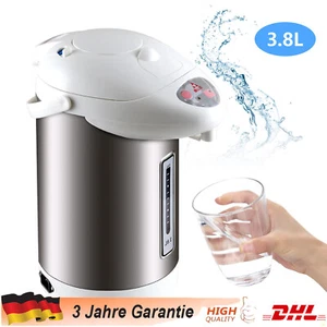 750W 3,8 L Elektrischer Thermo Pot Heißwasserspender Glühweinkocher Dispender - Bild 1 von 10