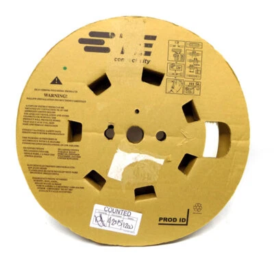 Tubo termorretráctil Tyco Electronics M23053/5-106-9 blanco 100' enrollado 1/4" 2:1 Foto 1 de 4