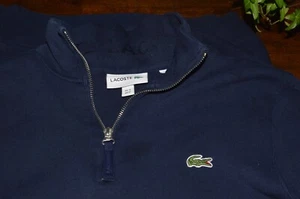 Lacoste  Sweater Mens Us Medium Outdoor Lightweight Pullover Cotton* - Picture 1 of 3