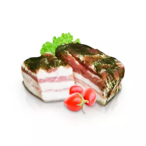 Speck Salo mit Gewürzen gesalzen Bauchspeck 400 g Сало Salzspeck Zarenhoff - Bild 1 von 1