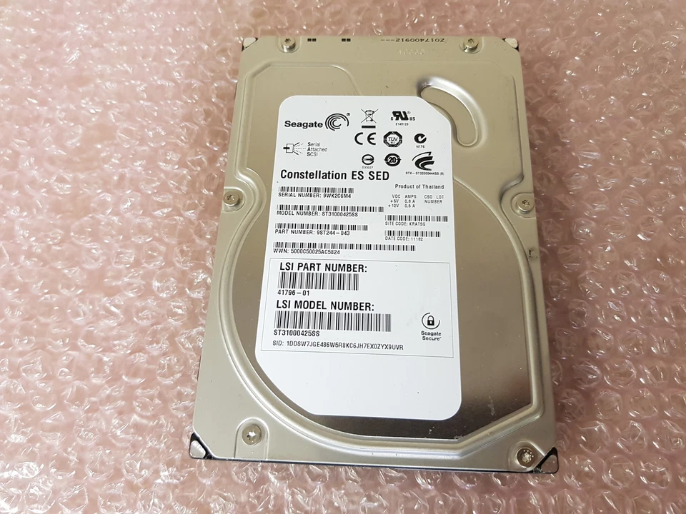 Seagate Constellation ES 1TB 6G SAS SED 7.2K 3.5'' Hard Drive ST31000425SS Dell - Image 1 of 1