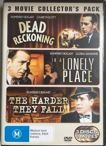 Dead Reckoning/In A Lonely Place/The Harder They Fall (Humphrey Bogart) Region 4 - Picture 1 of 4