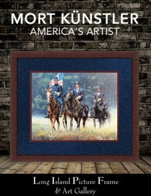 Mort Kunstler Civil War Print The Soldiers of Old Glory Custom Framed - Image 1 of 3