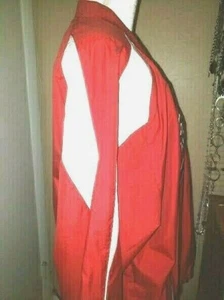 Jacket Holloway Men's Pullover V-neck Jacket Size L Color red - Picture 1 of 4