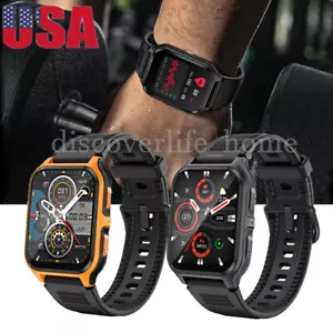 2025 New Blood Pressure Smart Watch Men Military Fitness Tracker Wristwatch USA - Picture 1 of 14