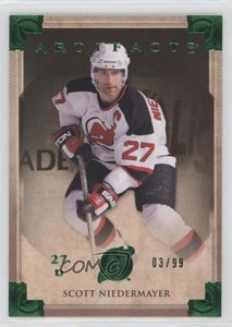 2013-14 Upper Deck Artifacts Emerald /99 Scott Niedermayer #90 HOF