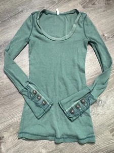 Top manga tachonada térmica Free People - grande - Imagen 1 de 7