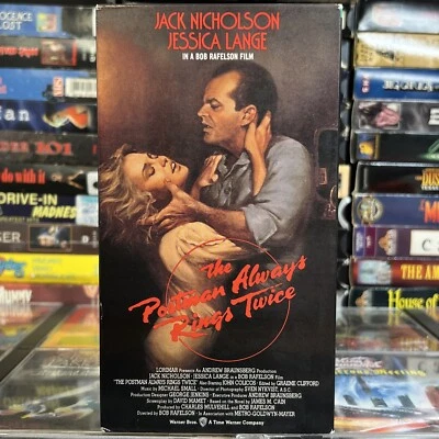 The Postman Always Rings Twice 1981 VHS Tested Jack Nicholson Jessica Lange — 第 1/4 张图片