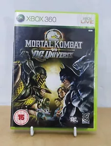 Xbox 360 Mortal Kombat VS DC Universe CIB Video Game EXC Condition - Picture 1 of 4