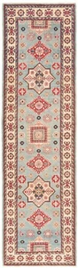 Kazak 295x80 CM Ribeteado a Mano Orientteppich-Fine Nomadic Carpet Alfombra - Picture 1 of 15