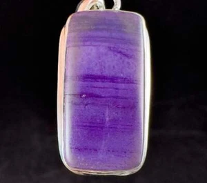 Colgante de Cristal SUGILITE - AA, Plata de Ley, Cabujón - Joyería, Regalo, 54231 - Imagen 1 de 4