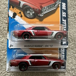 Hot Wheels '67 Chevelle SS 396 2012 Red Muscle Mania GM '12 110/247 (10/10) par - Imagen 1 de 6