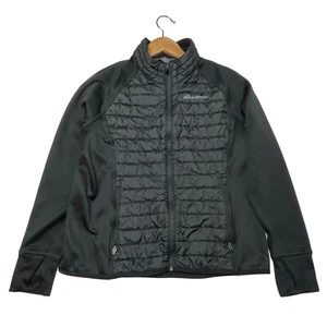 Chaqueta para mujer Eddie Bauer Emberlite Hybrid Parka talla XL negra con bolsillos con cremallera - Imagen 1 de 7