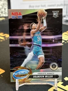 2023-24 Hoops Premium Stock Brandon Miller RC Attack The Rack Silver Prizm #10 - Picture 1 of 2