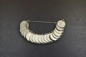 antikes massives Armband mit 20 Kopeken Münzen um 1914 museal! - Bild 1 von 7