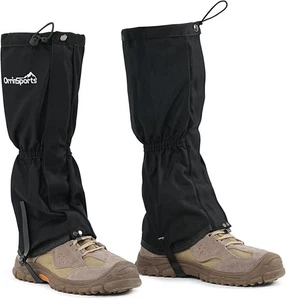 Waterproof Adjustable Leg Gaiters for Men and Women Snow Boot Gaiters for Hiking - Picture 1 of 7