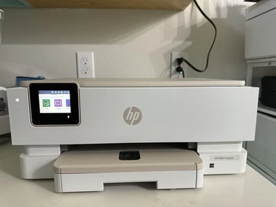 HP ENVY Inspire 7255e Wireless Inkjet All-in-One Printer - White/Beige - Image 1 of 4