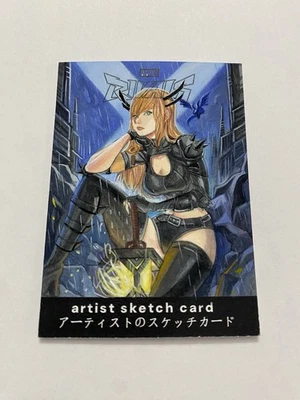 2025 Rivals Japan Studio MARVEL Magik & Lockheed Sketch Card 1/1 - Image 1 of 4