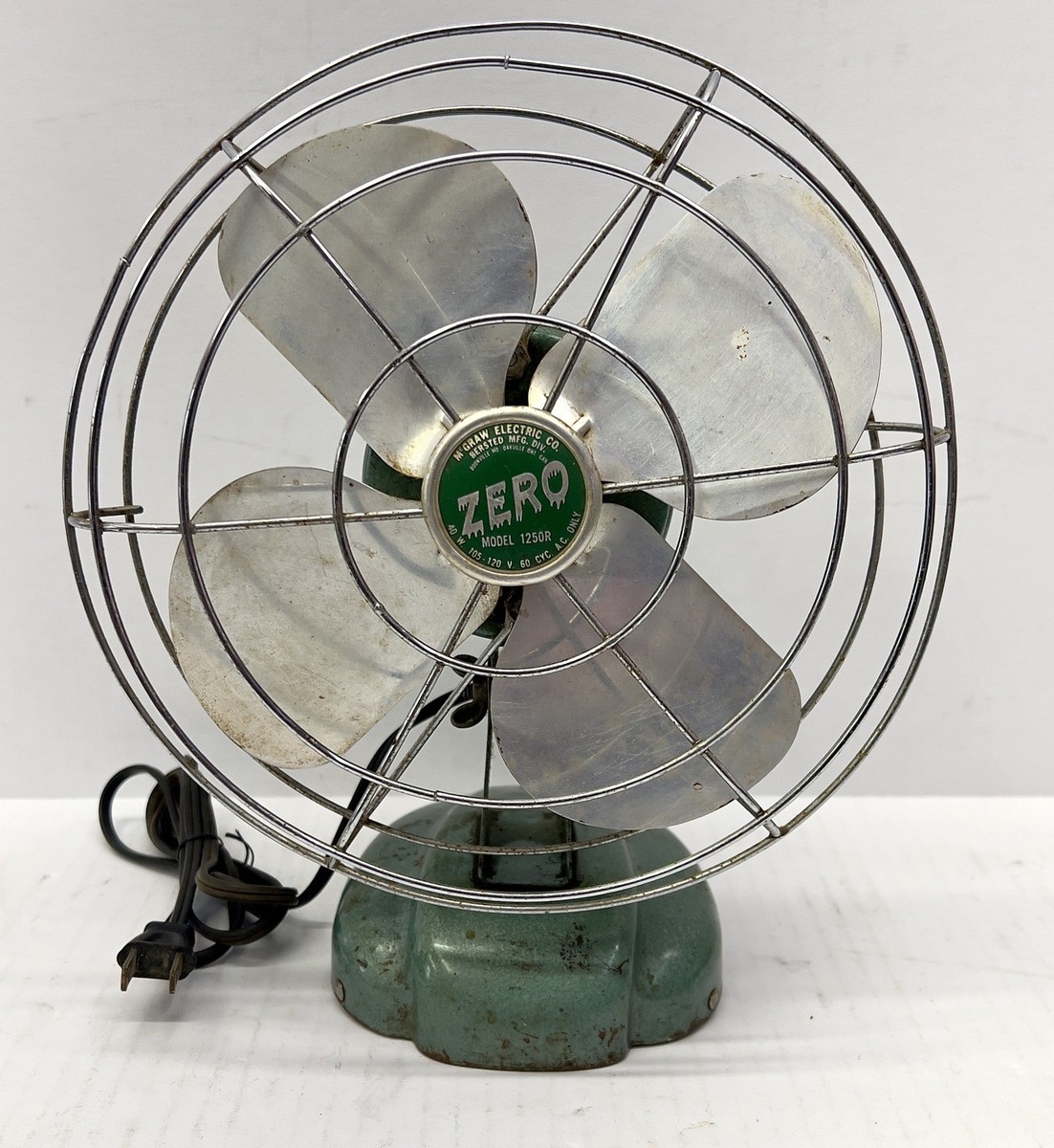 ZERO アメリカ製小型扇風機 60～80年前 USA アンティーク 希少品
