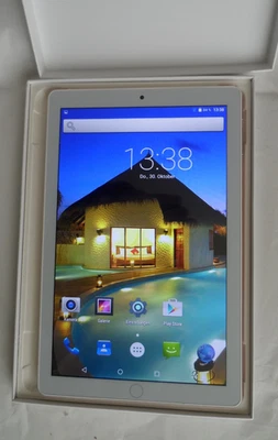 Android Tablet 11,2 Zoll  Typ P10 Weiss / Gold in OvP - Bild 1 von 4