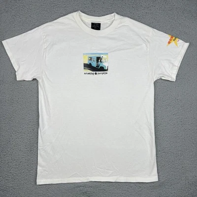 Camiseta retro Huf X Smashing Pumpkins Today para hombre talla mediana banda blanca Foto 1 de 4