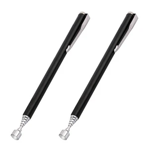 2Pcs Magnetic Telescoping Pick-Up Tool with Pocket Clip 3 Lb Extendable Magne... - Picture 1 of 7