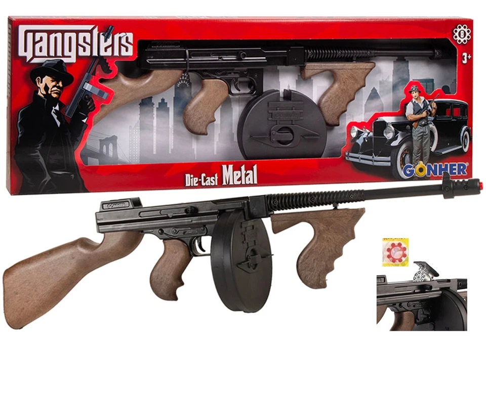 FUCILE mitraglietta gangster per bambini fucile GIOCATTOLO METALLO E PLASTICA - Image 1 of 4