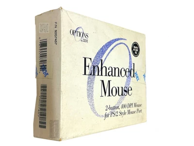 92G7457 I IBM 2281 400DPI 2 Tasten Enhanced Mouse PS/2 96F9274 96F9258 NEU - Bild 1 von 4