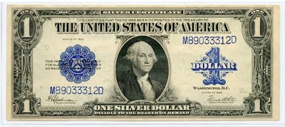 1923 $1 U.S. Large Size Note Silver Certificate -  VF w/ Tear - Image 1 of 4