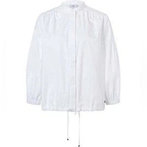 BOGNER Amily White Poplin Button Cotton Blouse Size XS/4 - Picture 1 of 8