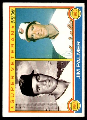 1983 O-Pee-Chee Jim Palmer Baltimore Orioles #328 - Image 1 of 2