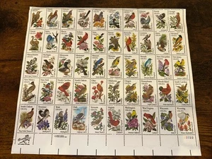 State Birds and Flowers - Sheet of 50 USPS 20¢ Stamps - Scott #1953-2002 - Picture 1 of 2