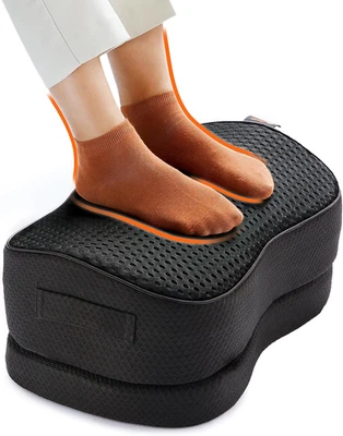 ErGear Foot Rest for Under Desk at Work - Adjustable Foot Rest with Breathable W - Image 1 of 4