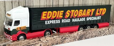 Corgi 1/64 59538 Eddie Stobart Renault Curtainside Trailer Diecast Truck - Image 1 of 3
