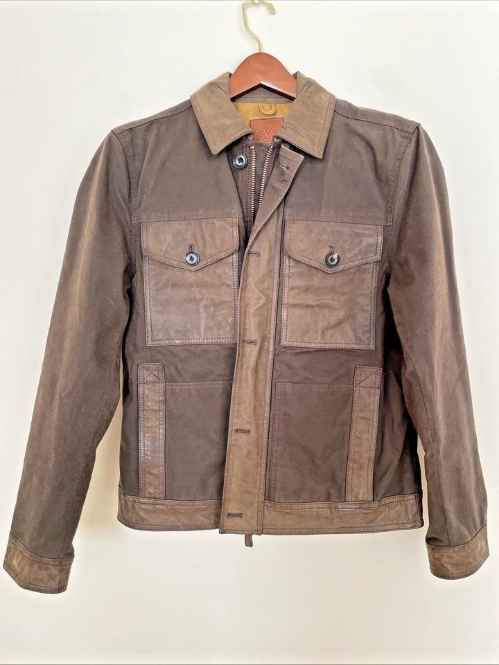 Abrigo/chaqueta de caza Timberland Weathergear de lona para hombre marrón, talla (M) Foto 1 de 4