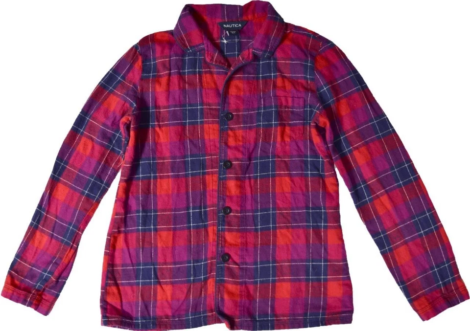 NUEVO SIN ETIQUETAS Nautica Mujer Talla XS Rojo Pijama a Cuadros Camisa para Dormir Prenda para el torso Foto 1 de 1