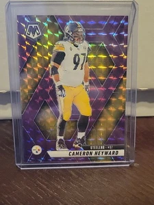 2025 Panini Mosaic Purple /49 SP Cameron Heyward Steelers - Picture 1 of 8
