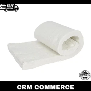 Kaowool Ceramic Fiber Insulation Blanket 2" Thick x 16" x 48" 2400F Fireproof - Picture 1 of 6