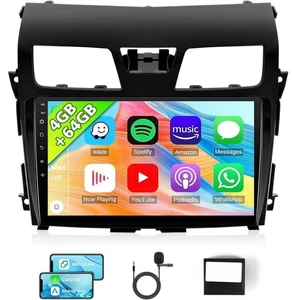 64GB For 2013-2018 Nissan Altima Apple Carplay Car Radio Stereo GPS Android 13 - Picture 1 of 21