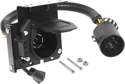 Adaptador de cableado de remolque plano de 4 vías y hoja de 7 vías multi-remolque para Ford GM Ram GMC  Foto 1 de 4